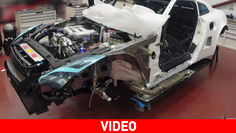 Δείτε πως κατασκευάζεται σε 2:44 λεπτά ένα Nissan GT-R GT3 Nismo